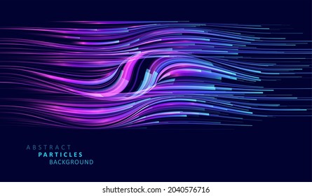 Data connection speed line. Futuristic network representation. Graphic concept for your design