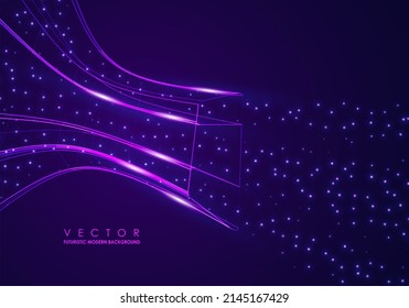 Data connection speed line. Futuristic network representation. Graphic concept for your design