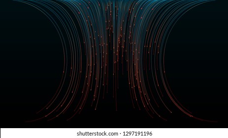 Data connection speed lines technology abstract vector background