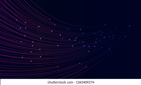 Data connection speed lines technology abstract vector background