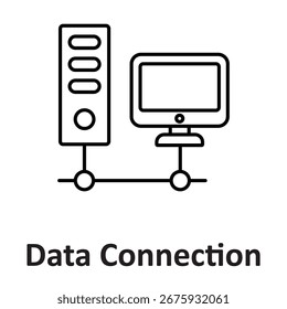 Data connection Vector Icon which can easily modify or edit

