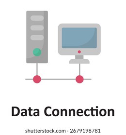Data connection Vector Icon which can easily modify or edit

