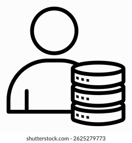 Data Controller Icon Element For Design