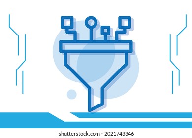 Data conversion icon symbol sign from modern artificial intelligence collection for mobile concept and web apps design. Smart robotic and digital technology related vector line icons. 
