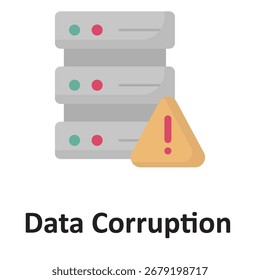 Data corruption Vector Icon which can easily modify or edit

