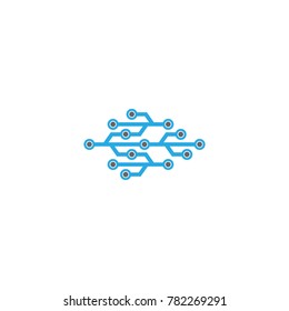Data Digital Logo Design Template