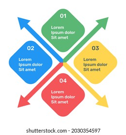 A data display infographic icon in modern flat style