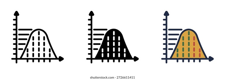 A Distribuição de Dados é uma exibição visual que ilustra como os valores de dados são distribuídos em um conjunto de dados.