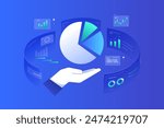 Data Driven Marketing business illustration