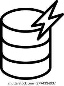 Data Dynamo Vector Design Icon Style