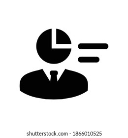 Data employee icon.chart,analytics 
 (vector illustration)
