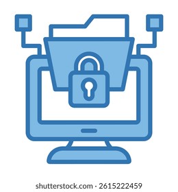 Data Encryption Icon Element For Design