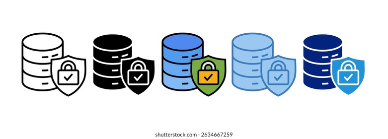 Elemento De Ícone De Criptografia De Dados Para Design