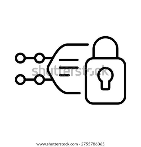 Data Encryption Security Lock Icon