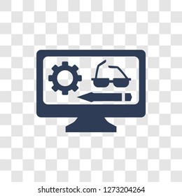 data engineering icon. Trendy data engineering logo concept on transparent background from General collection