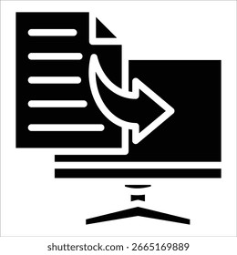 Elemento De Ícone De Entrada De Dados Para Design