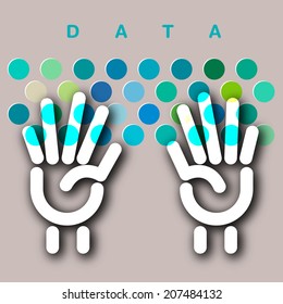 Data entry keyboard concept 
