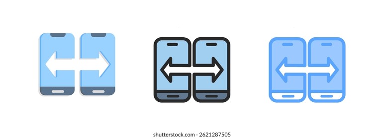 Elemento De Icono De Intercambio De Datos Para Diseño