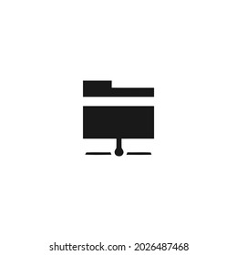 icono negro de intercambio de datos fondo blanco aislado 