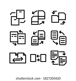 icono de intercambio de datos o logotipo símbolo de signo aislado ilustración vectorial - Colección de iconos vectoriales de estilo negro de alta calidad
