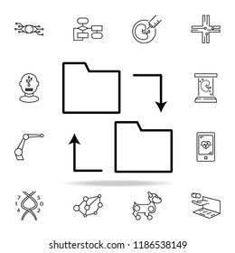 data exchange icon. New Technologies icons universal set for web and mobile