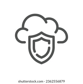 Data exchange related icon outline and linear vector.