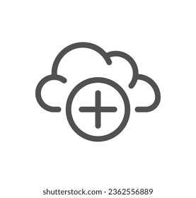 Esquema de iconos relacionados con el intercambio de datos y vector lineal.