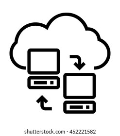 Data Exchange Vector Icon