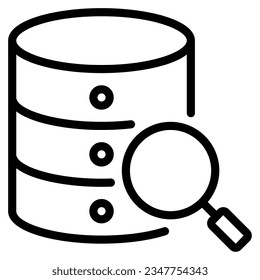 Data Exploration Icon illustration, for uiux, infographic, etc