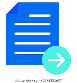 Data Export icon illustration, for web, app, infographic, etc