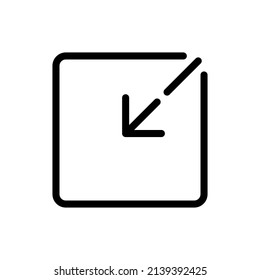 Data Export Vector Icon. Share Symbol