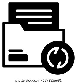 Data Fetch icon illustration, for web, app, infographic, etc