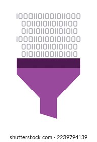 data filter icon on white background