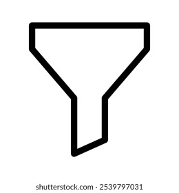 Data Filter Icon Vector Symbol Design Illustration