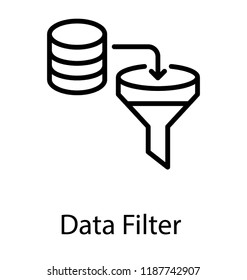 Data filter to protect data from virus 
