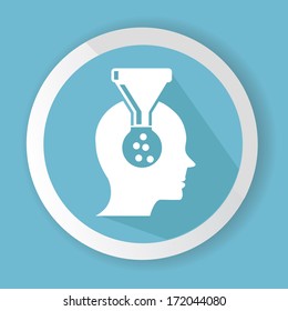 Data filter symbol,vector