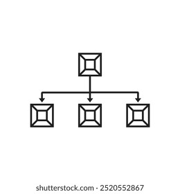 ícone de fluxo de dados modelo de vetor ilustração design de logotipo
