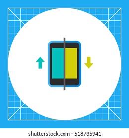 Data Flow in Tablet Icon