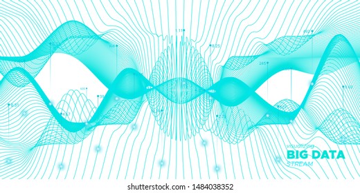 Data Flow. Teal Infographic Illustration. Matrix Fractal. Fluid Vector Big Data. Fluid Tech Movement. Financial Visualization. White Cyber Fractal. Wave Big Data. Virtual Effect.