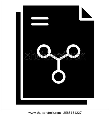 Data Flux Icon Element For Design