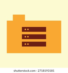Data Folder smart trendy colorful vector magnificent design useful Illustration colorful background.eps