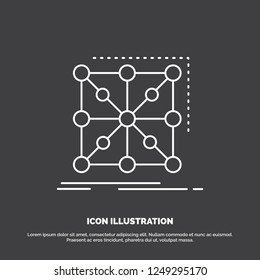 Data, framework, App, cluster, complex Icon. Line vector symbol for UI and UX, website or mobile application