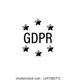 data, GDPR icon. Element of gdpr icon for mobile concept and web apps.Detailed data, GDPR icon can be used for web and mobile