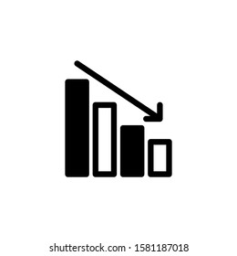 Data glyph icon black and white