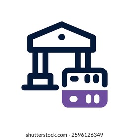 data governance dual tone icon. Sleek and modern vector icon for websites, mobile apps, marketing materials, and corporate design. Fully scalable and ready to use.