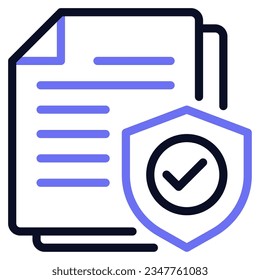 Data Governance Icon illustration, for uiux, infographic, etc