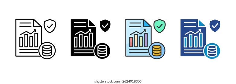 Data Governance Icon Set Multiple Style Collection