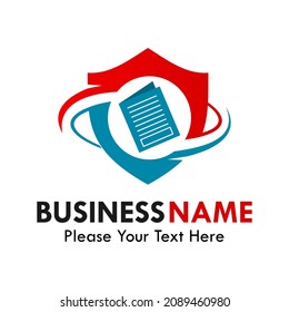 Data guard logo template illustration