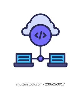 data hosting icon for your website, mobile, presentation, and logo design.