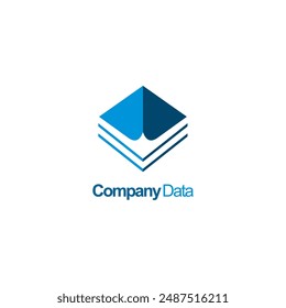 data icon flat vector illustration